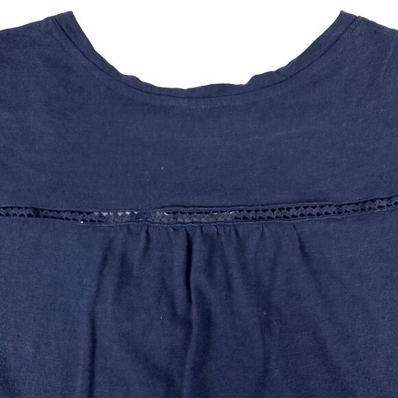 Banana Republic Womens Short Sleeve Top Scoop Neck Size Medium - Picture 7 of 9
